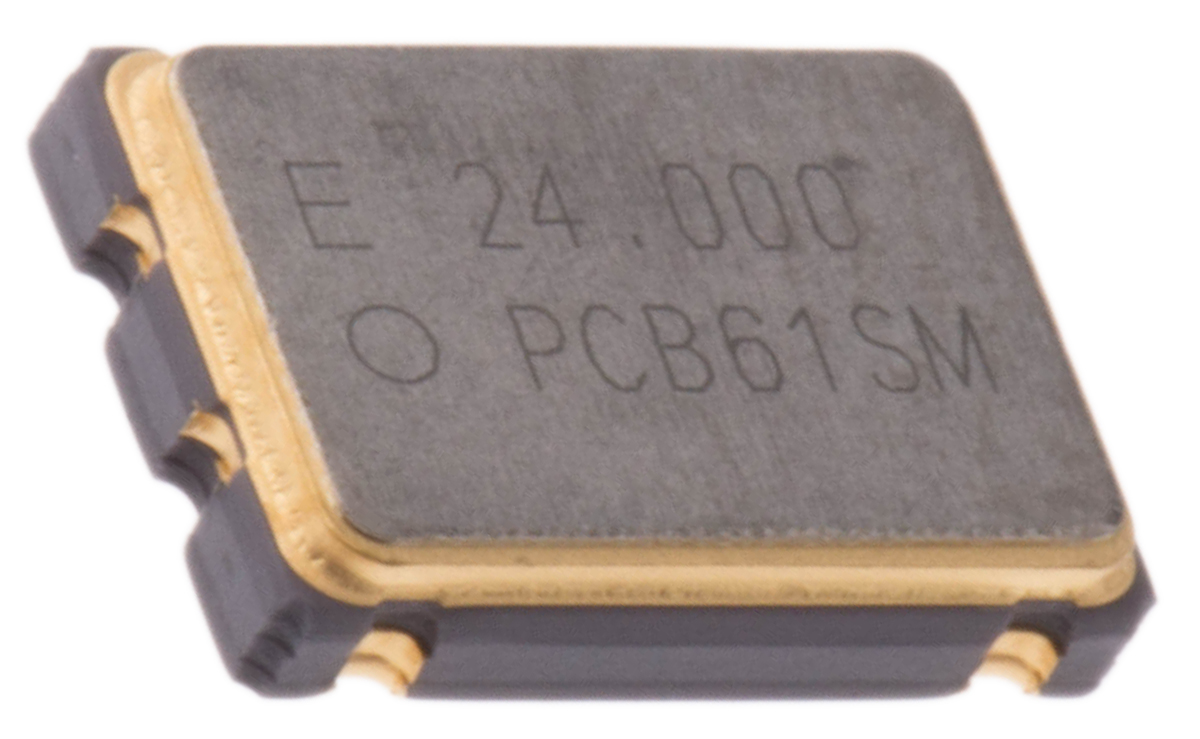 Epson, 24MHz XO Oscillator, ±50 ppm CMOS, 4-Pin Surface Mount