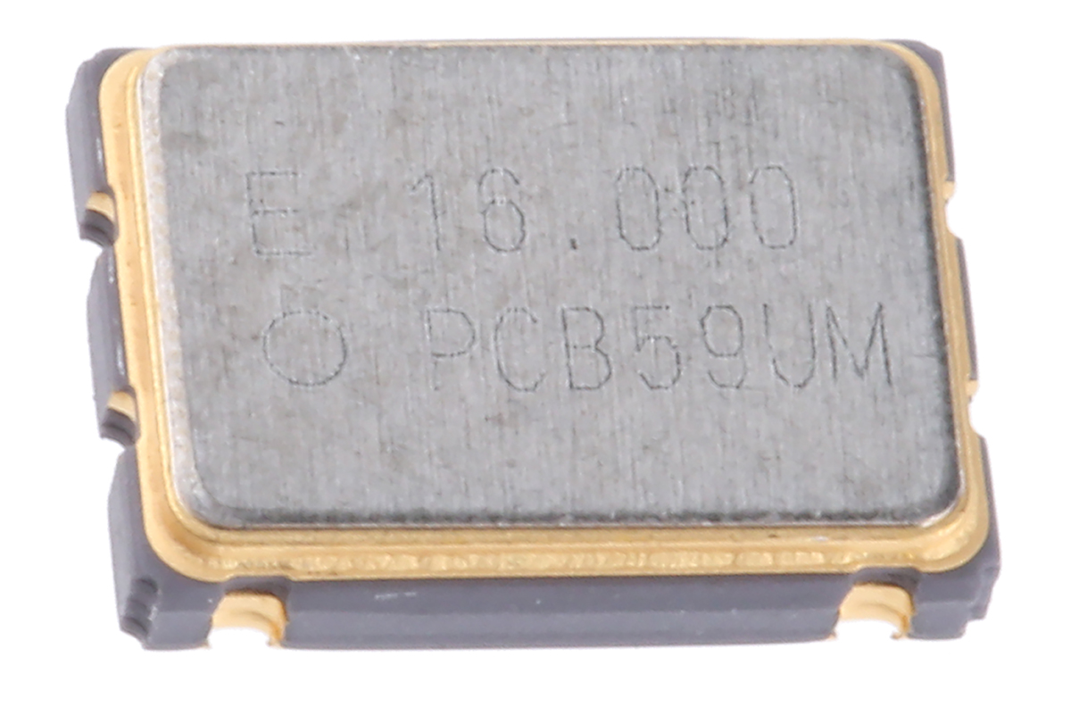 Epson, 16MHz XO Oscillator, ±50 ppm CMOS, 4-Pin Surface Mount