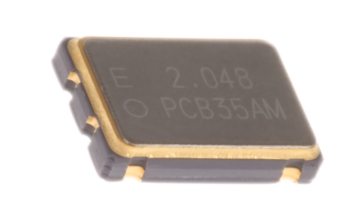 Epson, 2.048MHz XO Oscillator, ±50 ppm CMOS, 4-Pin Surface Mount