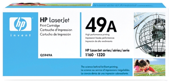 Hewlett Packard Q5949A Black Toner Cartridge, 1320n, 1320nw, 1320t, 1320tn, 1160, 1320, 3390 Compatible