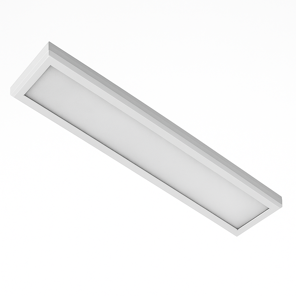 E-Pro LGT38WSFL4600IP40, Rectangular Surface LED, 38W, 4600lm, 220V-240V, IP40