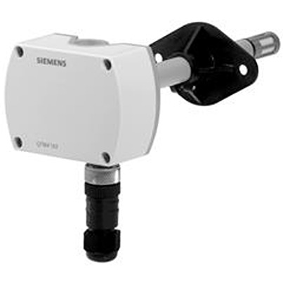 Siemens QFA41 Series Temperature & Humidity Sensor, Wall, ±2 %RH Corrugated Cardboard