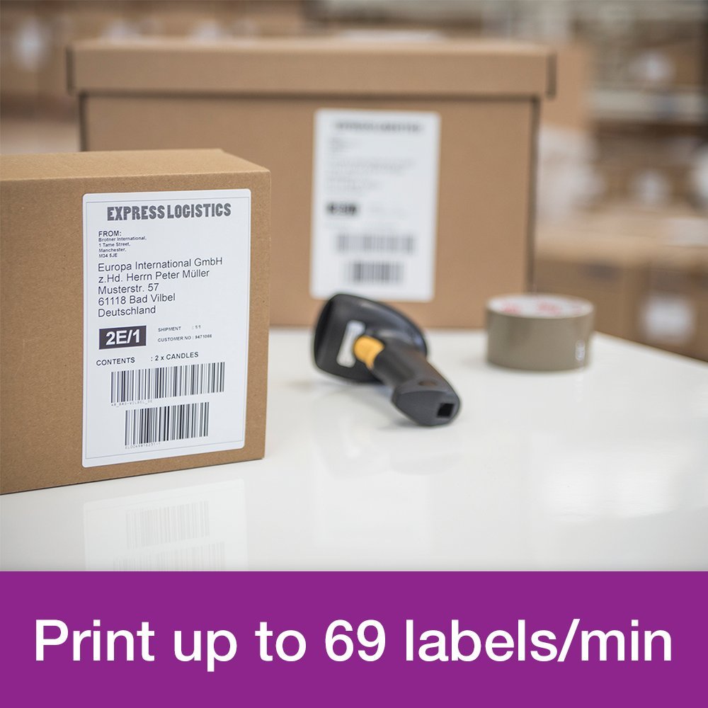 ql1110nwbczu1 Brother QL1110NWBC Label Printer, 103.6 mm Max Label Width