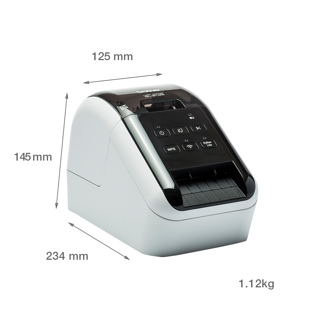 ql810wc Brother QL810WC Label Printer, 62 mm Max Label Width