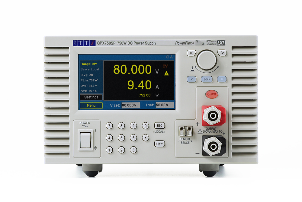 Aim-TTi Digital Bench Power Supply, 1-Output 0 V ac to  80V, 750 W, 50 A Max, UKAS