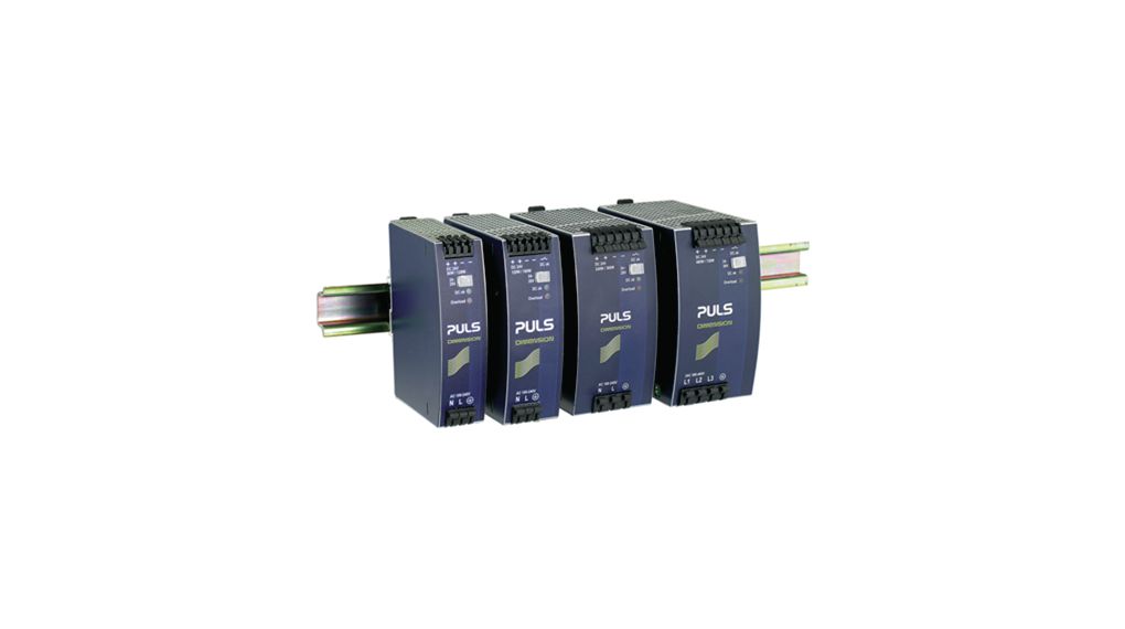 PULS IS480 DIN Rail Power Supply 300V dc DC Input 24V dc, 10 A Output DC 240 W