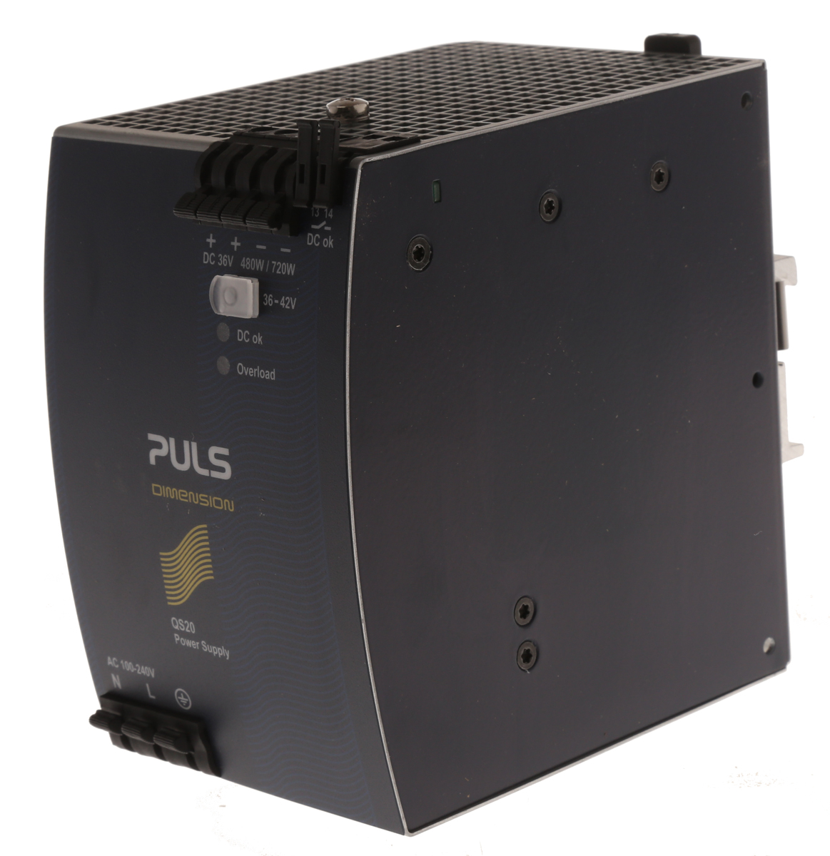 PULS DIMENSION Switched Mode DIN Rail Power Supply 240V ac AC Input 42V dc, 13.3 A Output DC 480 W