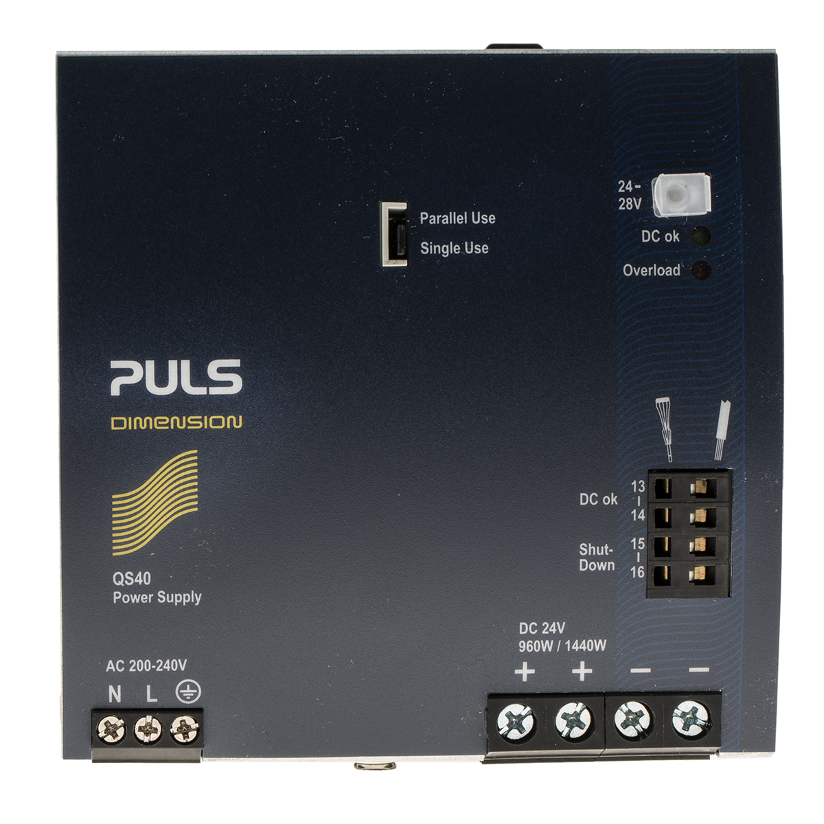 PULS DIMENSION Switched Mode DIN Rail Power Supply 240V ac AC Input 28V dc, 40 A Output DC 960 W
