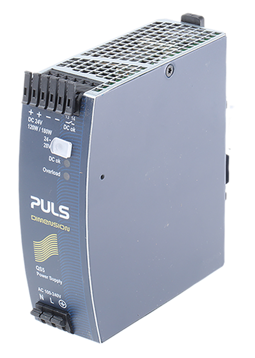 PULS DIMENSION Switched Mode DIN Rail Power Supply 240V ac AC Input 28V dc, 5 A Output DC 120 W
