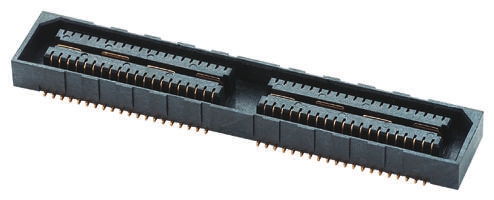 Samtec QSE Series Straight Surface PCB Socket, 120-Contact, 2 Row, 0.8 mm Pitch Solder