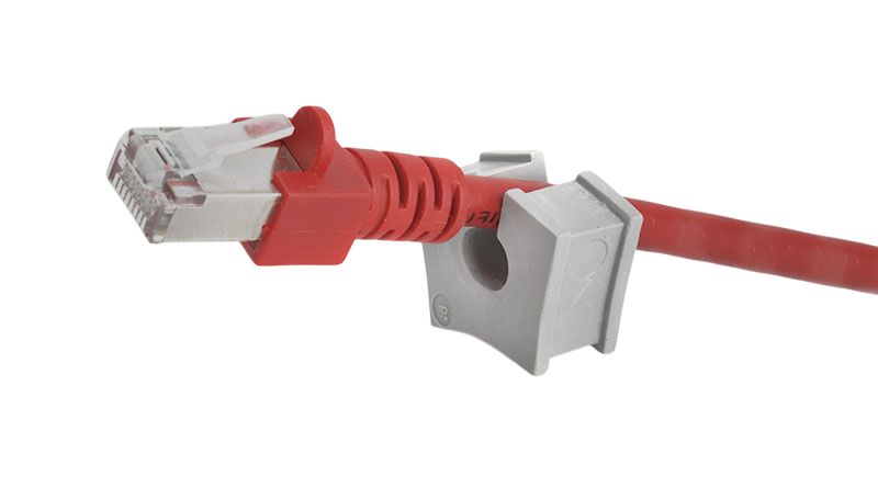 Icotek QT Grey Elastomer Cable Grommet for 3 mm Cable Dia. for 1 mm Cable Dia. QT 2/3