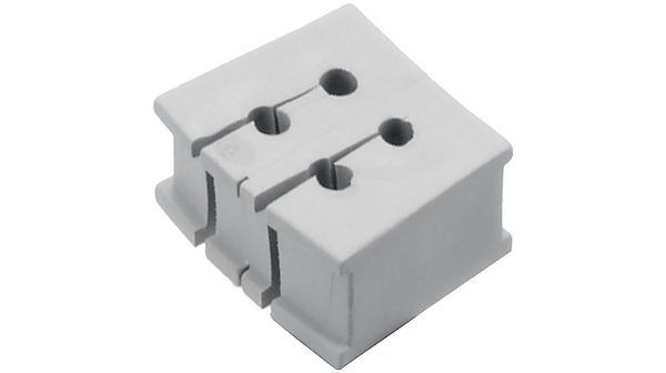 Icotek Grey Elastomer 888 mm Cable Grommet for 4 mm Cable Dia. for 4 mm Cable Dia. QT 4/4