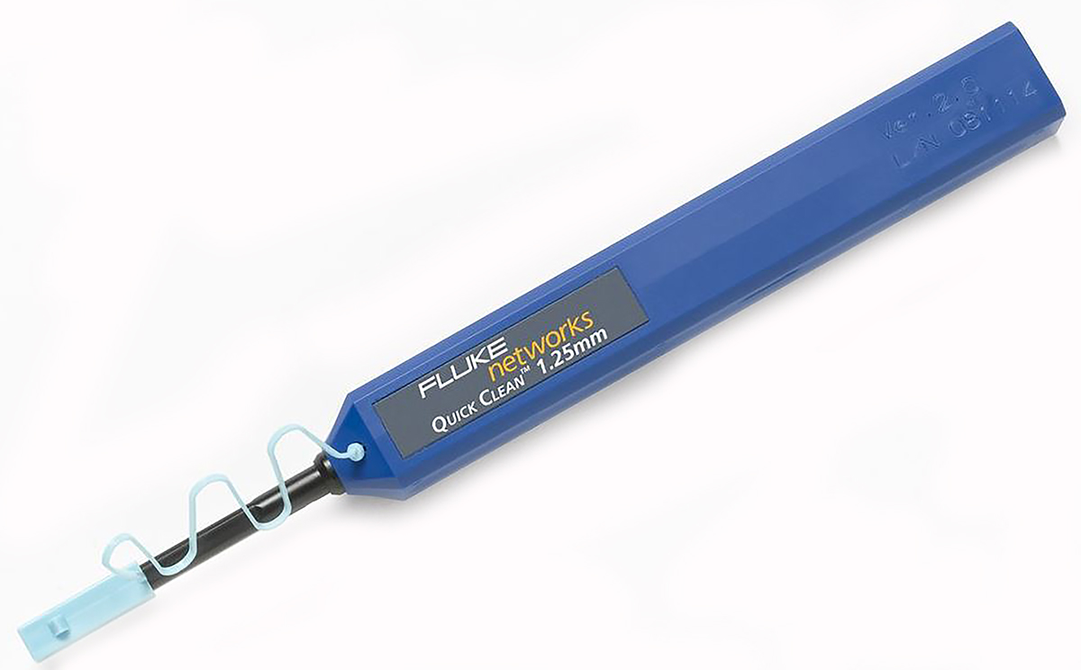 Fluke Networks Cleaner Solution for 1.5 mm Connector, QuickClean-1.25-1P