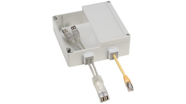 qvt-504 Icotek Polycarbonate Cable Trunking Frame QVT 27 mm