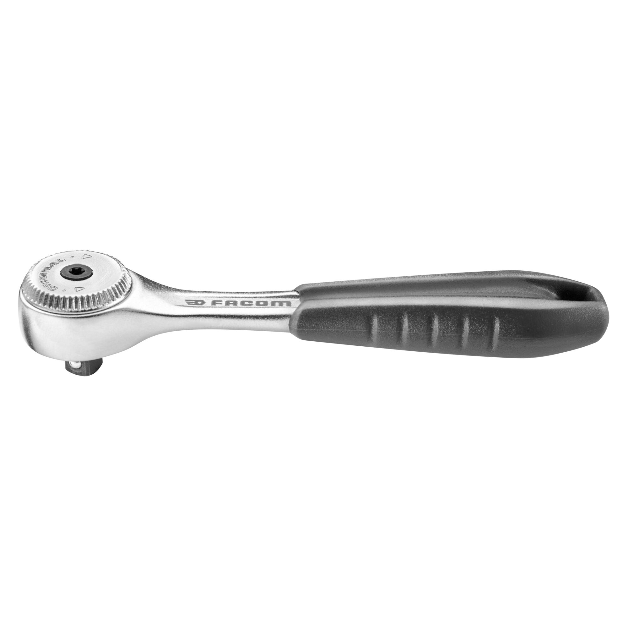 Facom R.151B 1/4 in Ratchet with Ratchet Handle, 121.2mm Overall