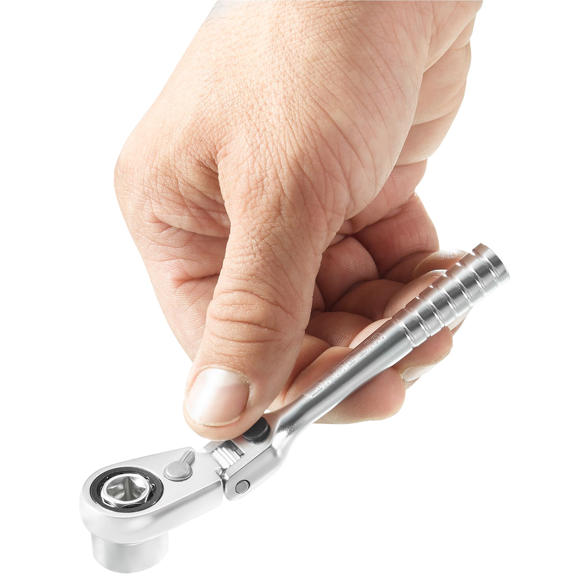 Facom R.180HX 1/4 in Ratchet with Tube Handle, 115mm Overall