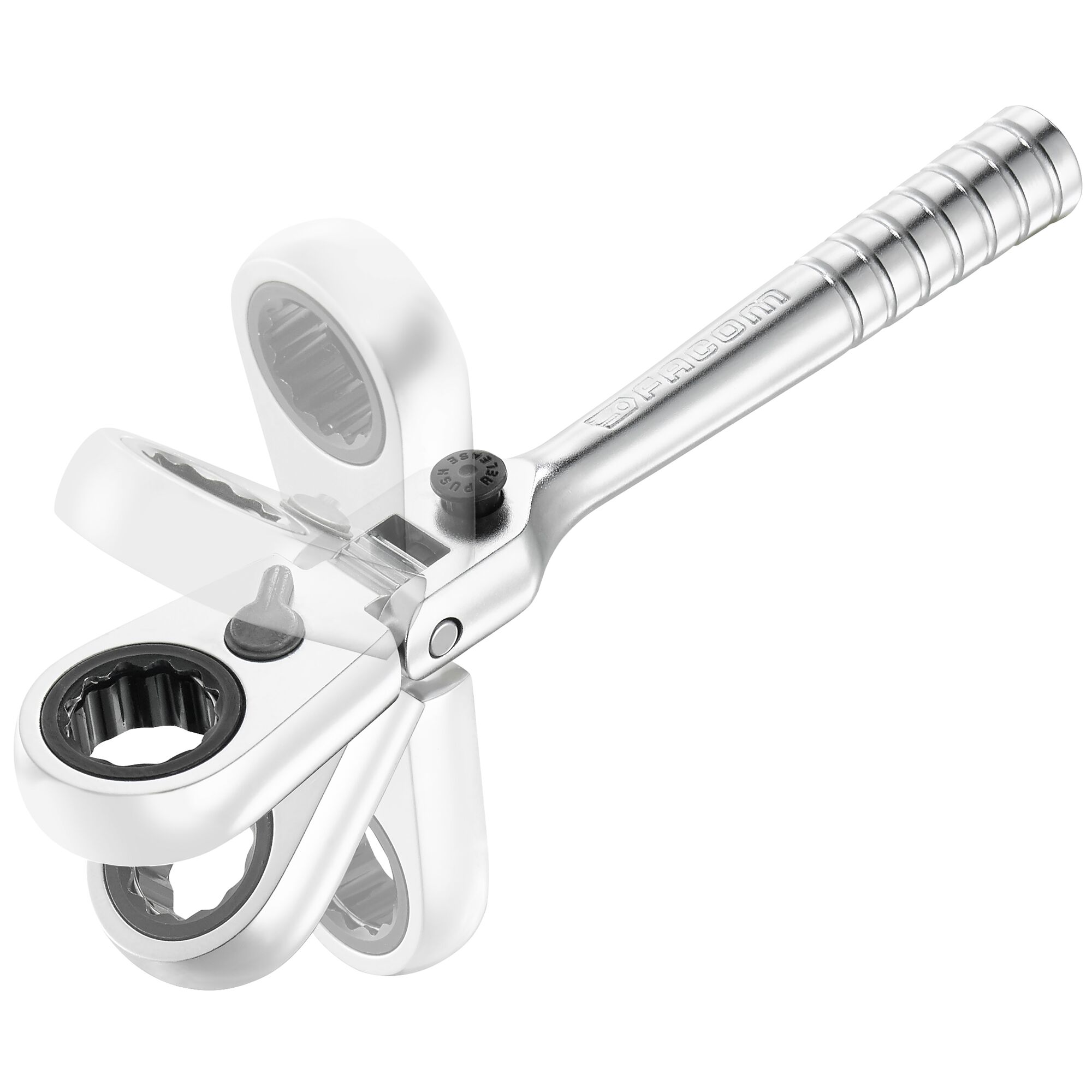r180hx Facom R.180HX 1/4 in Ratchet with Tube Handle, 115mm Overall