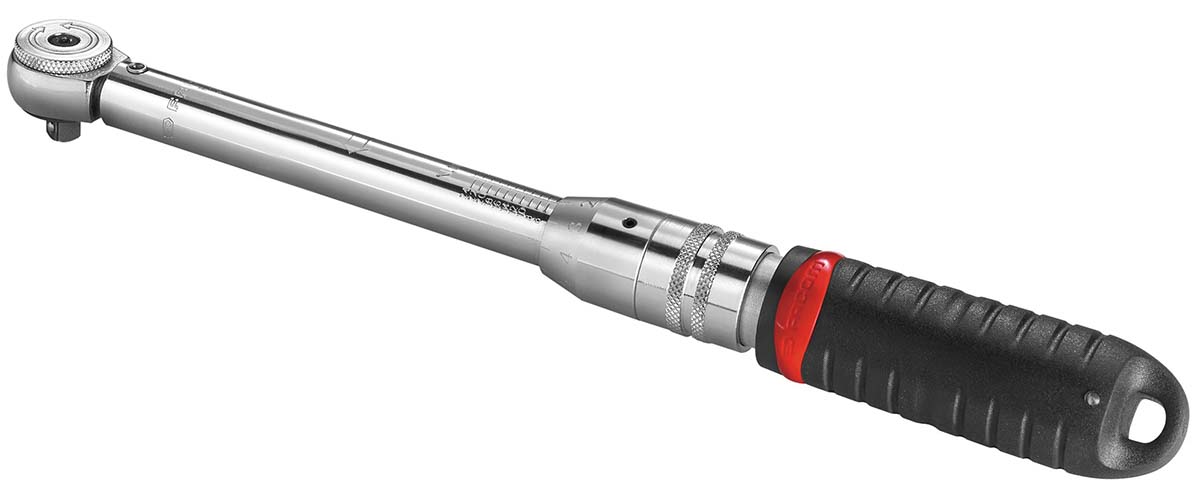 Facom Click Torque Wrench, 5 To 25 Nm, 1/4 in Drive, Square Drive, 300mm Overall