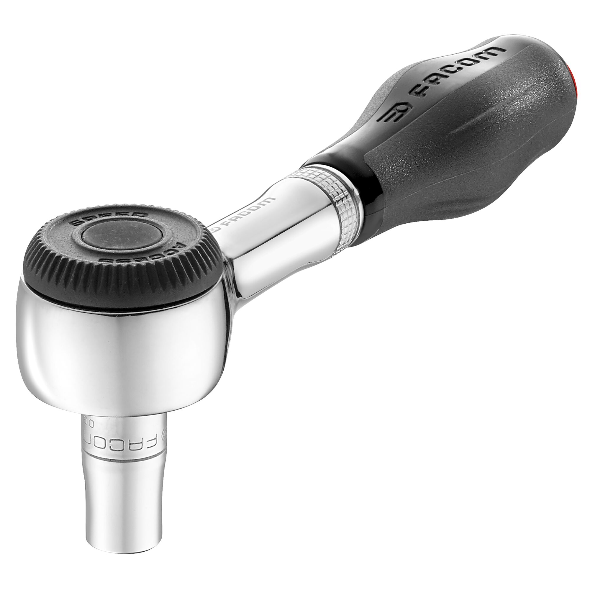 r360 Facom R.360 1/4 in Ratchet with Bi-Material Elastomer Handle, 106mm Overall