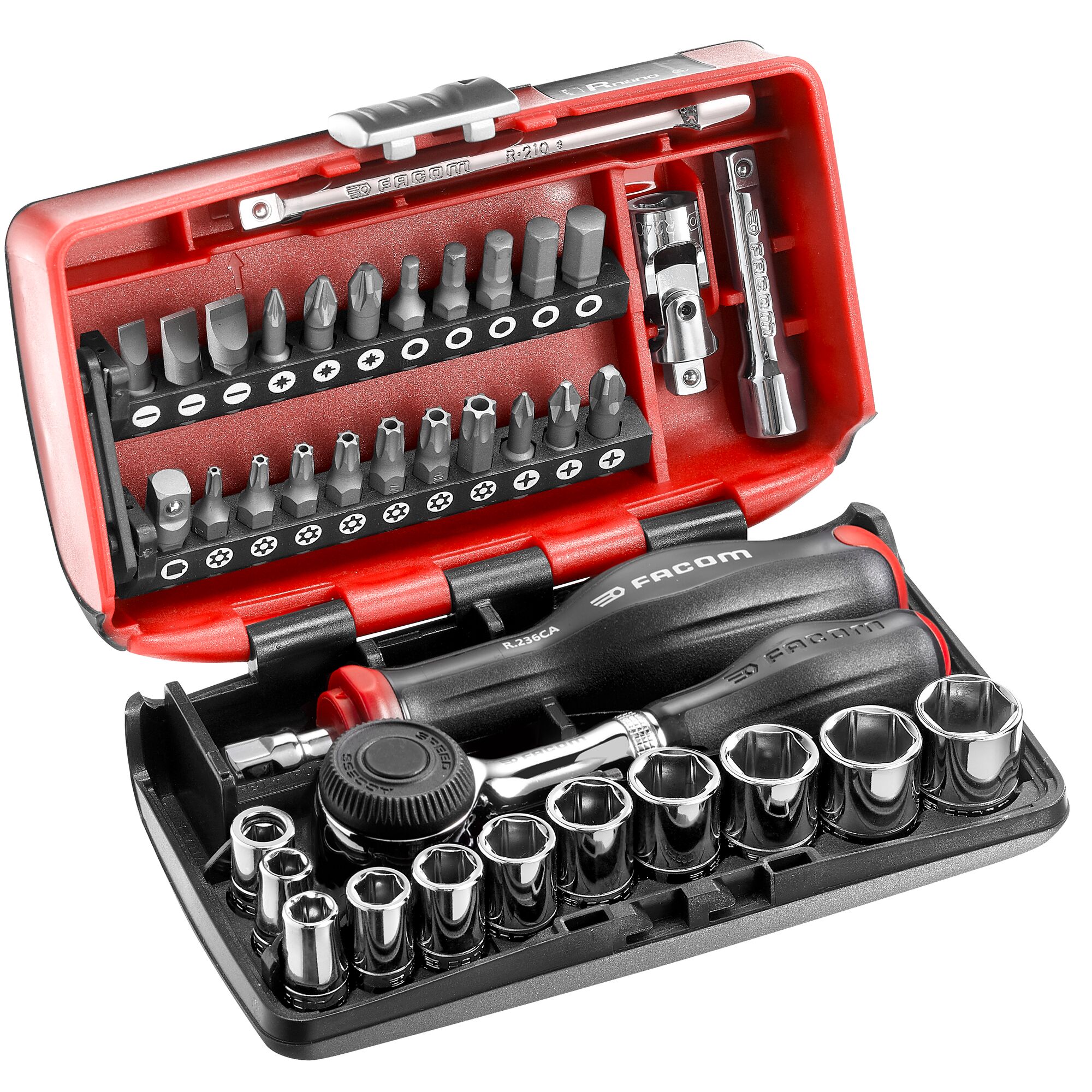 Facom 38-Piece 1/4 in 6 Point Socket Set