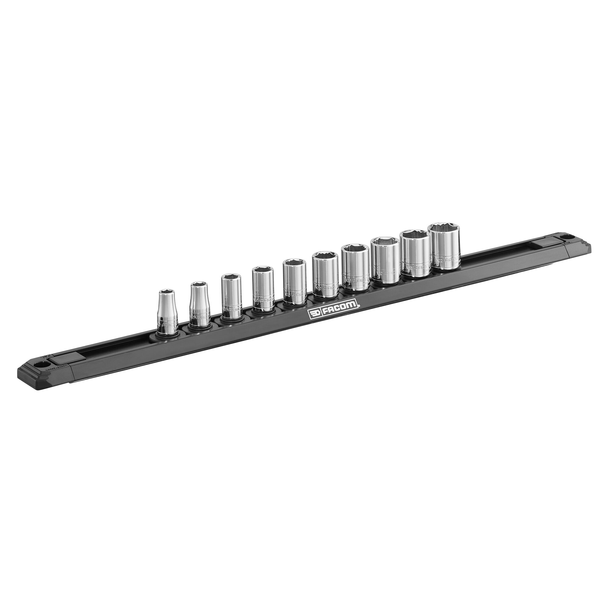 Facom 10-Piece 1/4 in 6 Point Socket Set