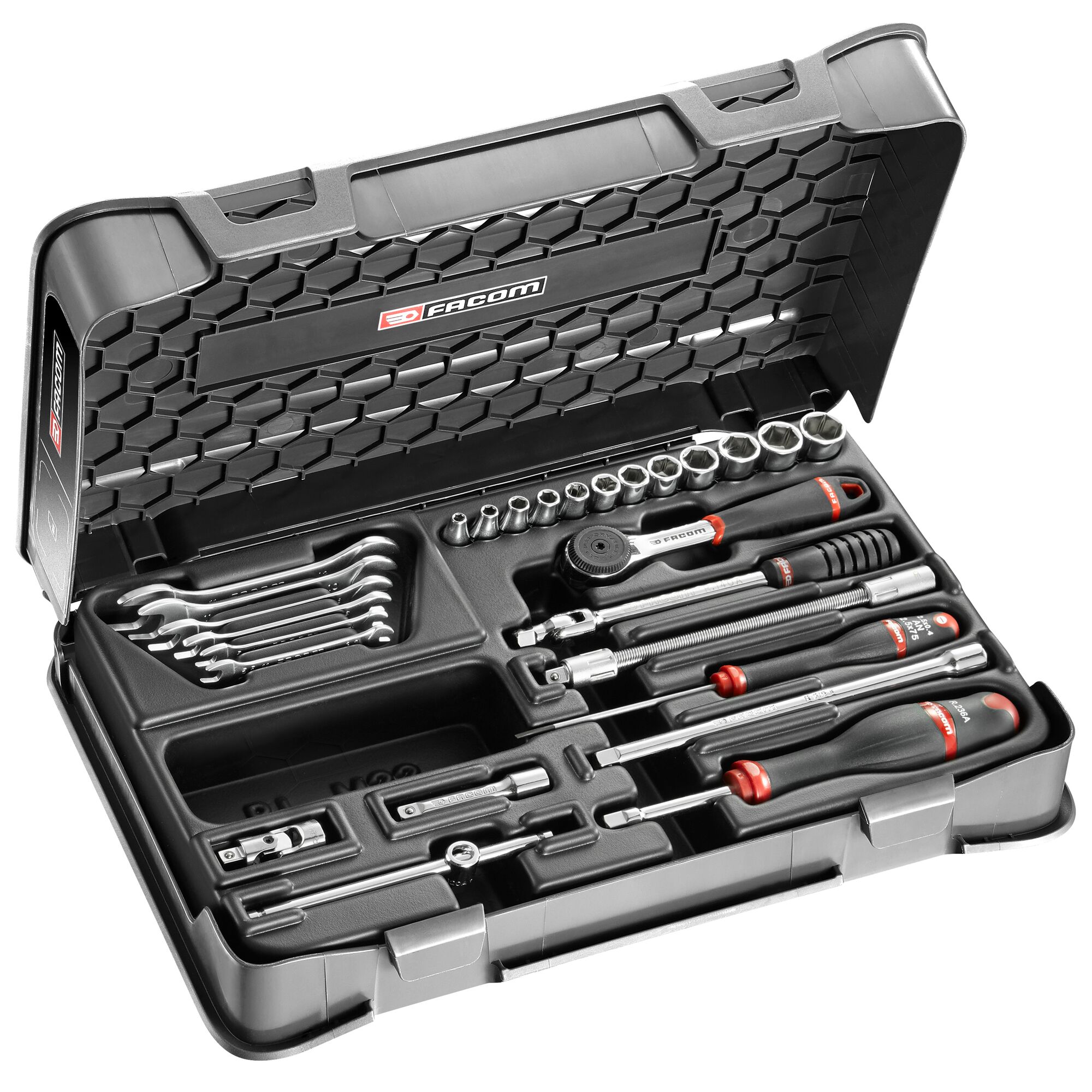 Facom 27-Piece 1/4 in 6 Point Socket & Combination Spanner