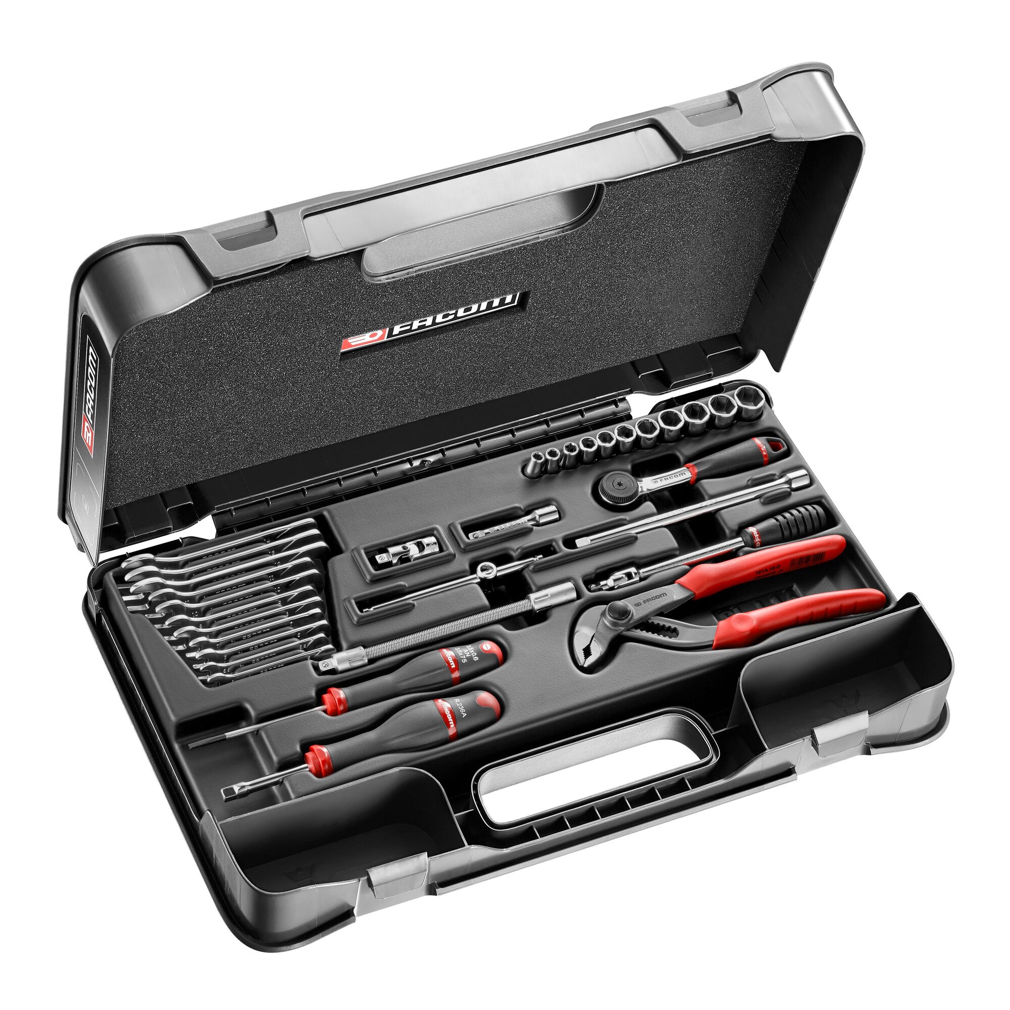 Facom 32-Piece 1/4 in 6 Point Socket Spanner Set