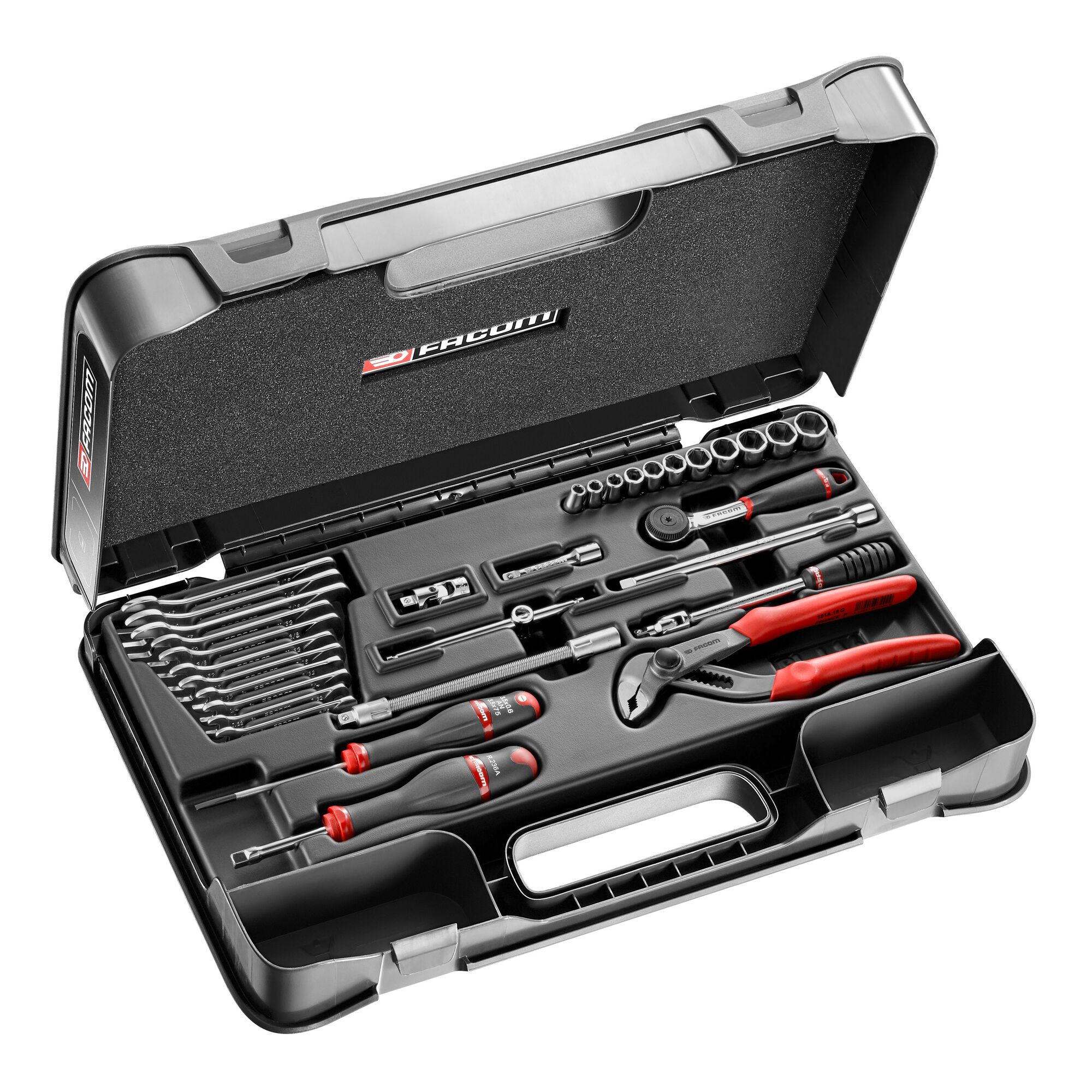 Facom 32-Piece 1/4 in 6 Point Socket Set