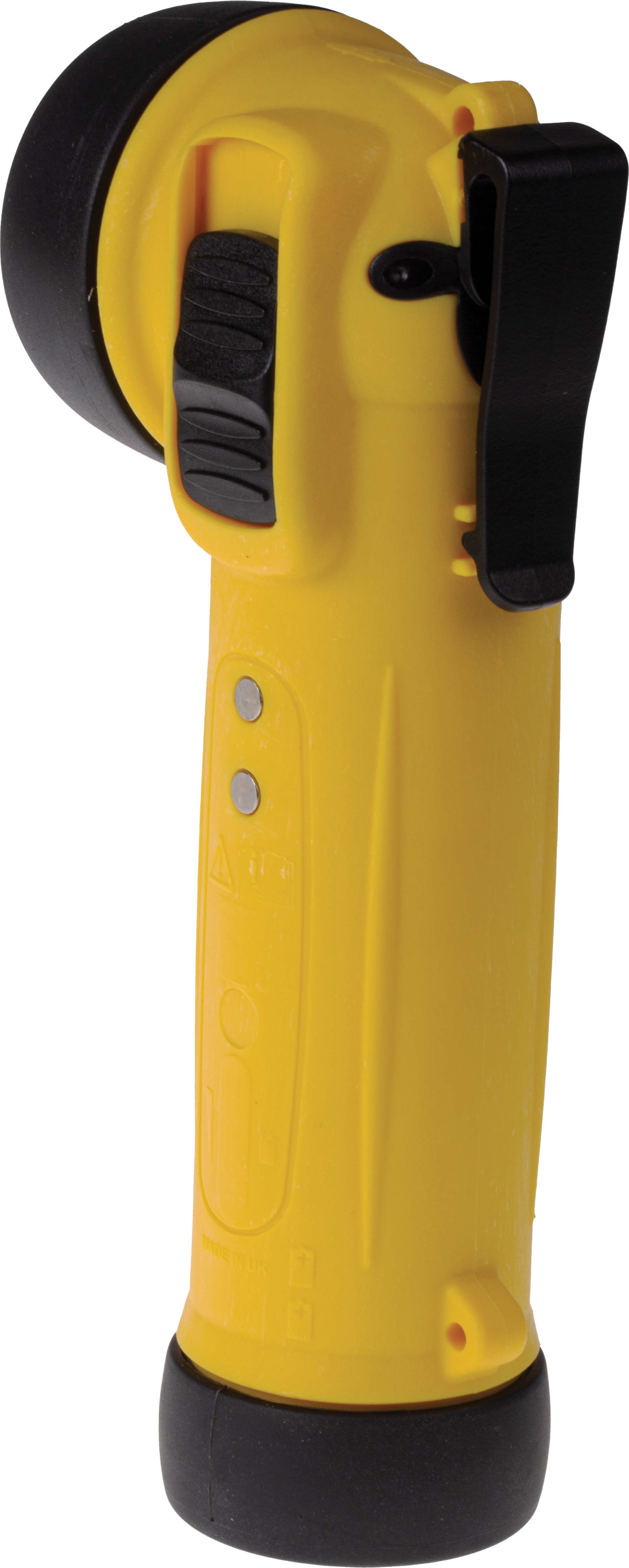 r-50h Wolf Safety IECEx/ATEX LED Torch Yellow Rechargeable 300 lm, 195 mm