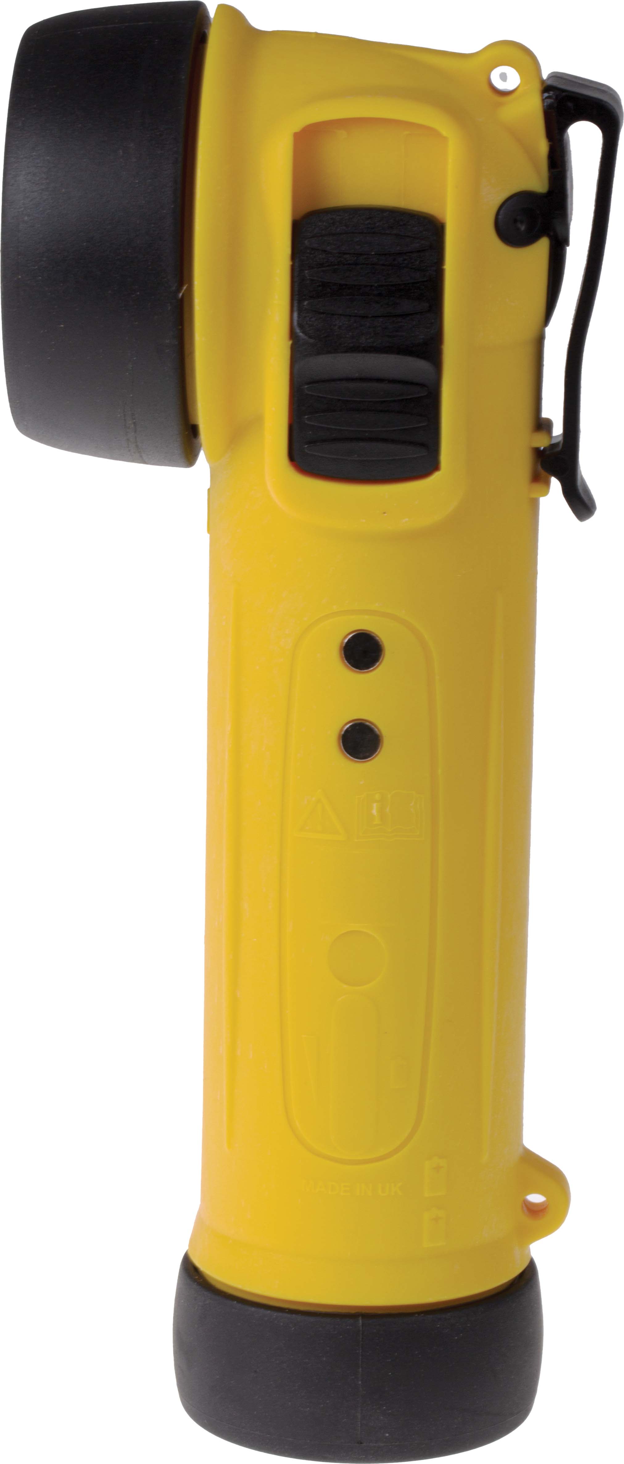 r-50h Wolf Safety IECEx/ATEX LED Torch Yellow Rechargeable 300 lm, 195 mm