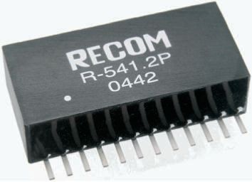 Recom R-5 DC/DC Converter, 3.3V dc/ 4 A, 12V dc Input, 4.5V, Through Hole, 85 °C Max Temp -40 °C Min Temp, SIP