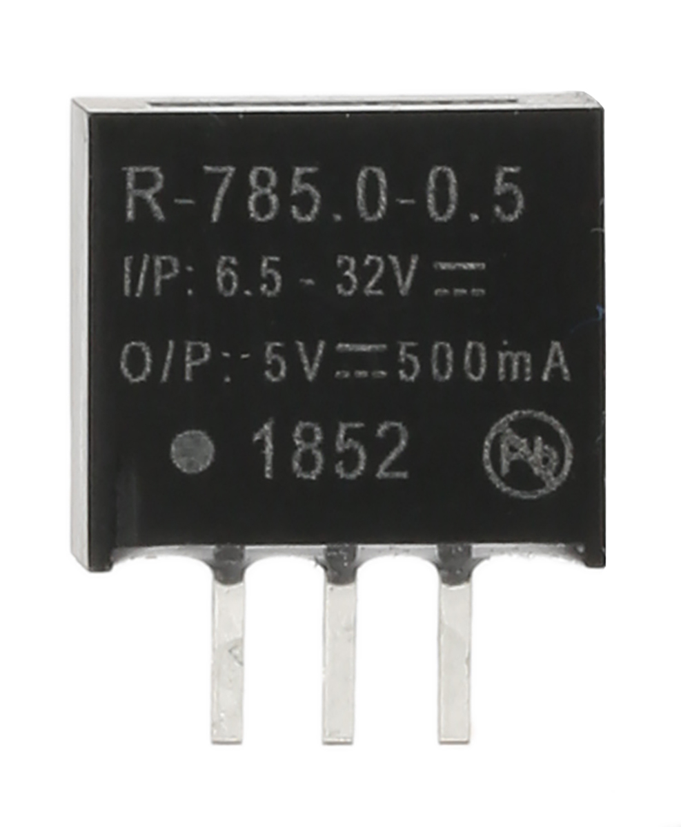 r-7850-05 Recom Switching Regulator, Through Hole, 5V dc Output Voltage, 500 mA Output Current, 1 Outputs
