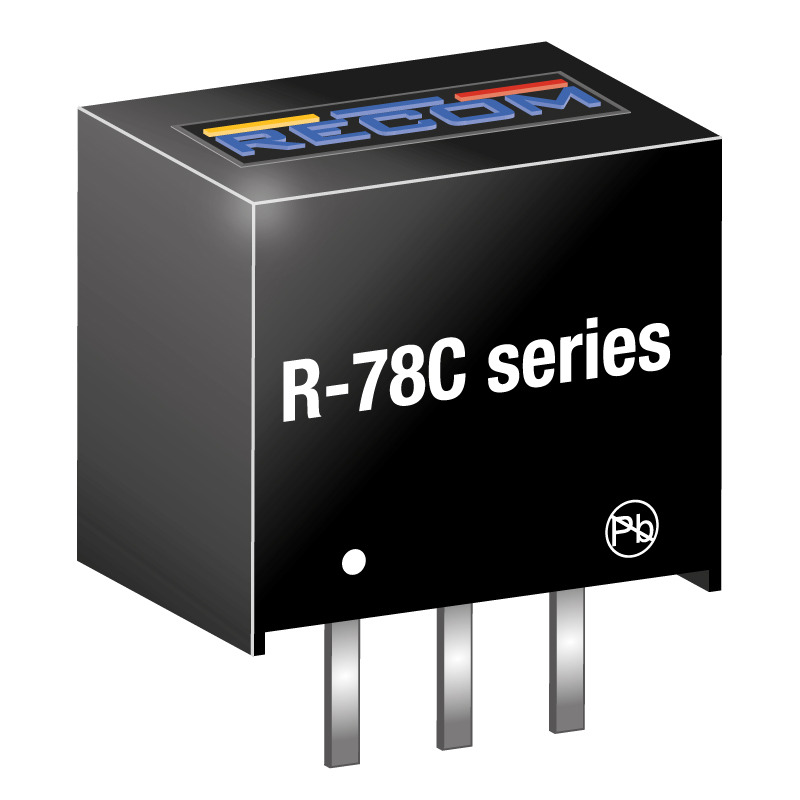 r-78c50-10 Recom Switching Regulator, Through Hole, 5V dc Output Voltage, 1 A Output Current, 1 Outputs