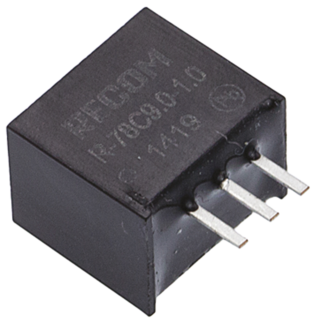 Recom Switching Regulator, Through Hole, 9V dc Output Voltage, 1 A Output Current, 1 Outputs