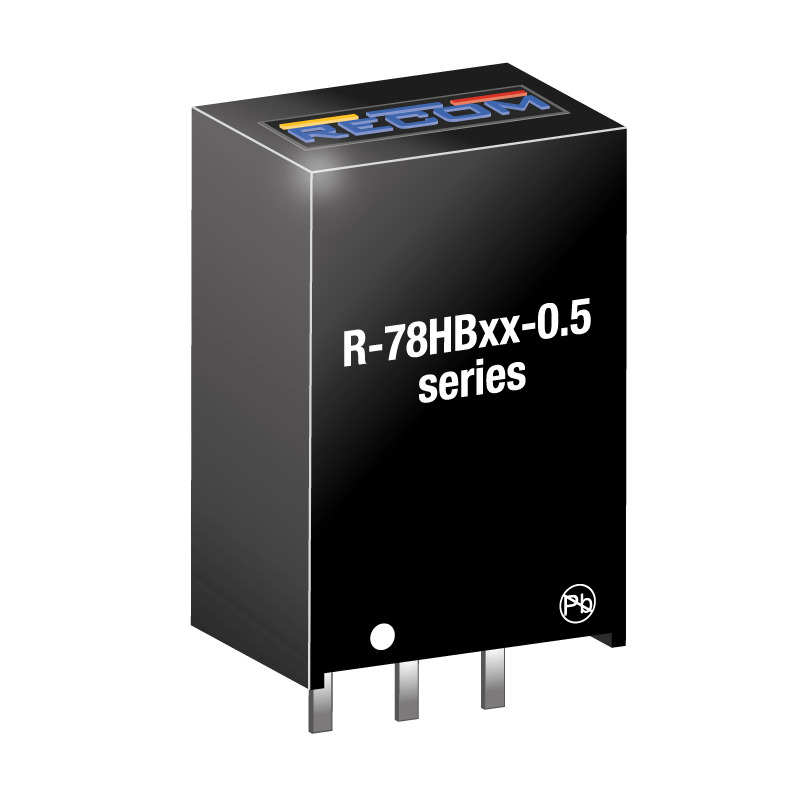 r-78hb15-05 Recom Switching Regulator, Through Hole, 15V dc Output Voltage 72V dc, 500 mA Output Current, 1 Outputs