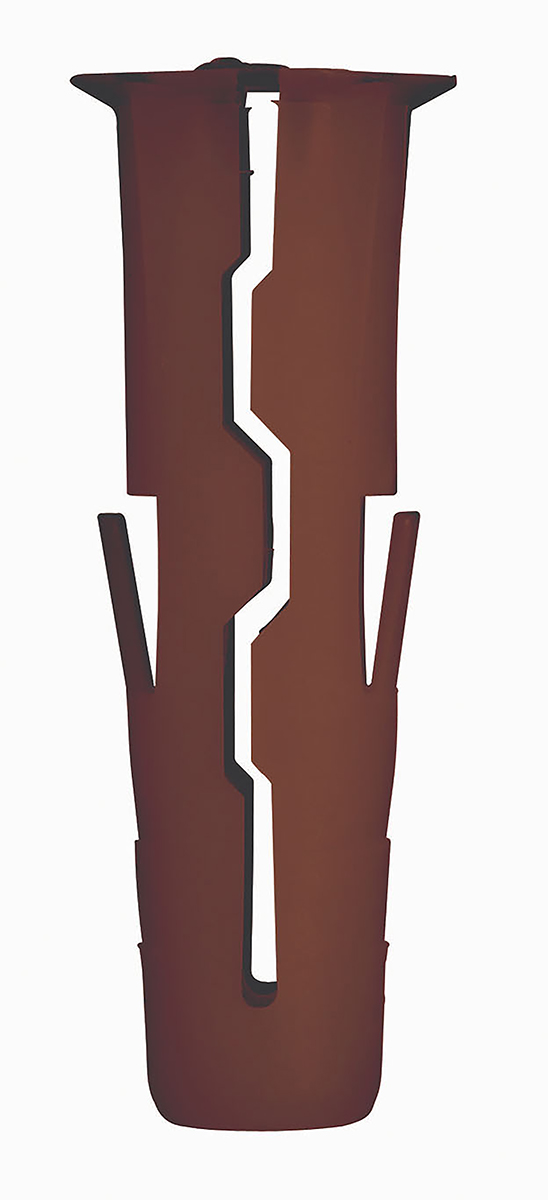 RawlPlug Brown Plastic, Steel Wall Plug, 30 mm Length