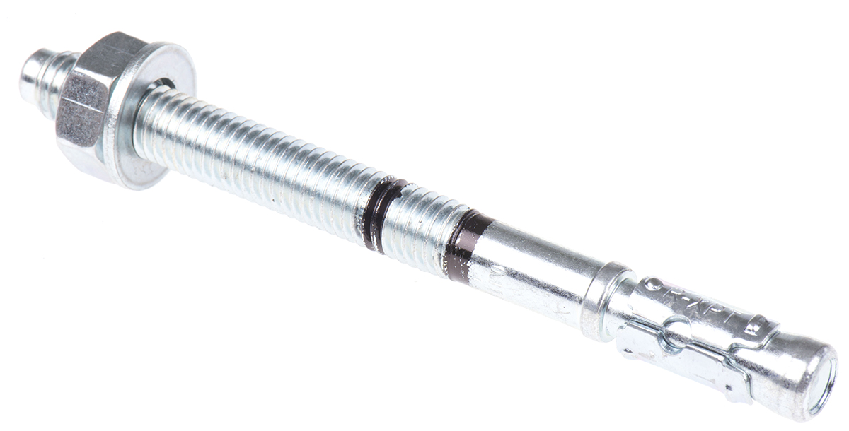 RawlPlug Zinc Plated Bolt Anchor 10 mm x 115 mm 10 mm