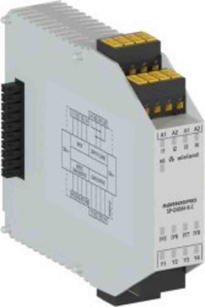 Wieland SP-DIO84-K Series Input/Output Module, 8 Inputs, 4 Outputs, 24V dc