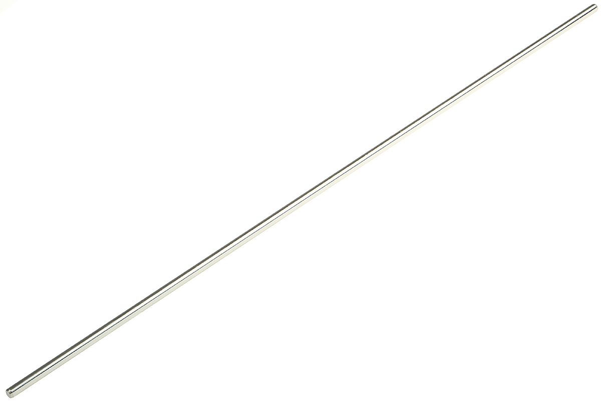 Bosch Rexroth 0.4 m Long Steel Closed Bush Shaft, 5 mm Shaft Diam., Hardness 60 HRC, h6 Tolerance