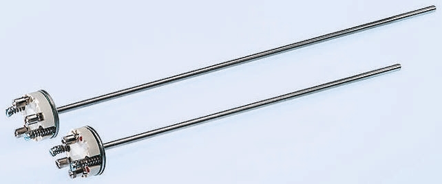 Reckmann PT100 RTD Sensor 6 mm Dia, 405 mm Long, 400 °C Max