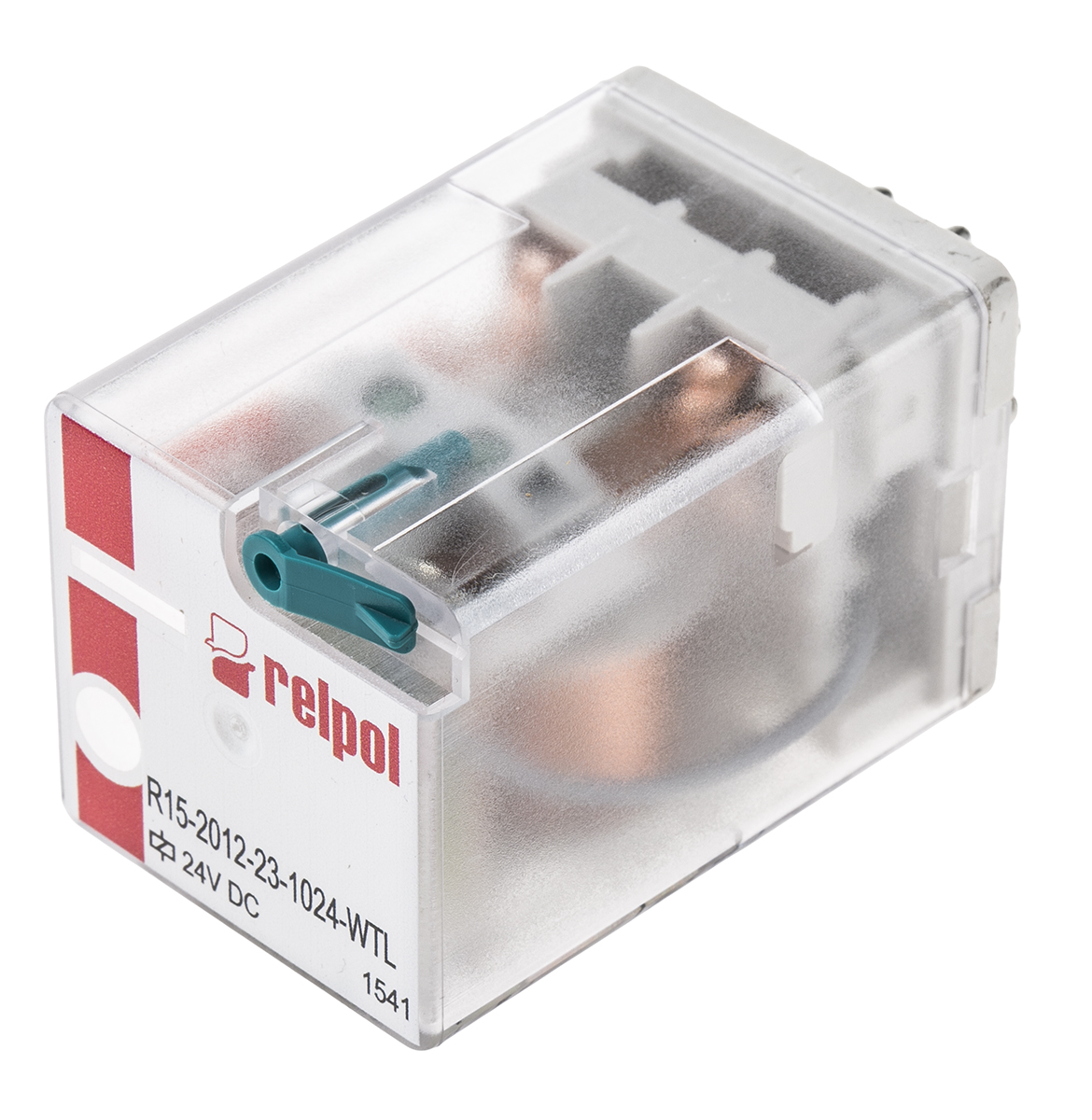 Relpol Power Relay, 24V dc Coil, 10A Switching Current, DPDT