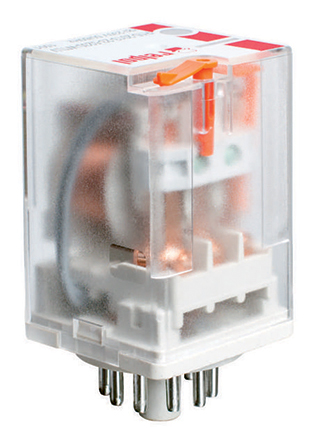 Relpol Power Relay, 24V dc Coil, 10A Switching Current, 3PDT