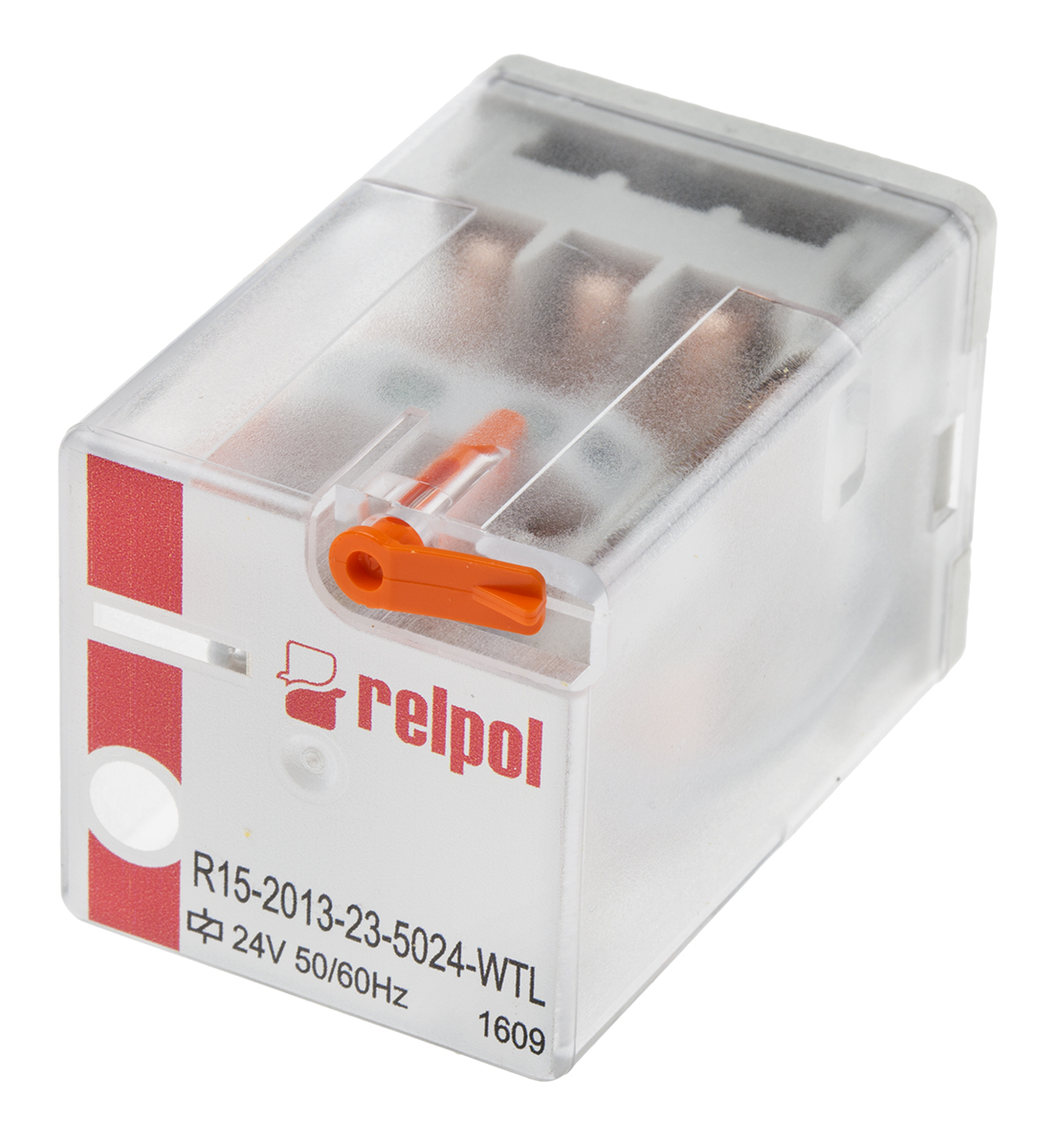 Relpol Power Relay, 24V ac Coil, 10A Switching Current, 3PDT