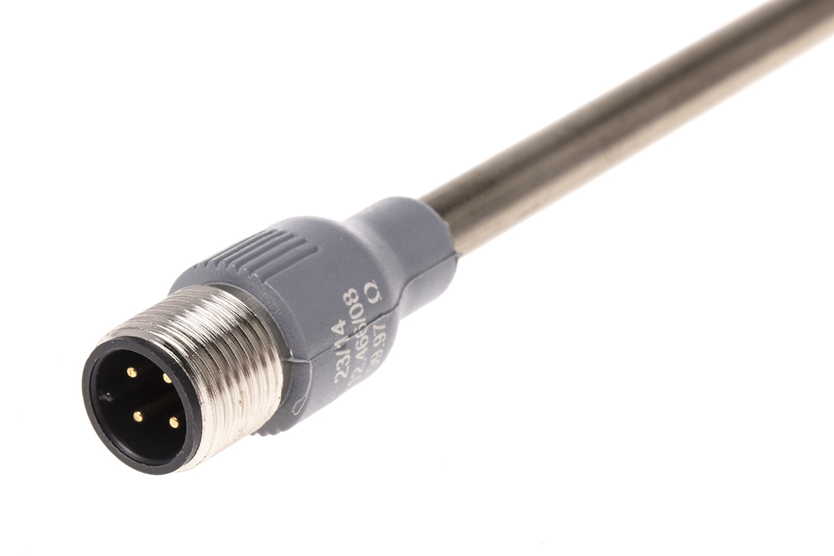 Reckmann PT100 RTD Sensor 6 mm Dia, 150 mm Long, 350 °C Max
