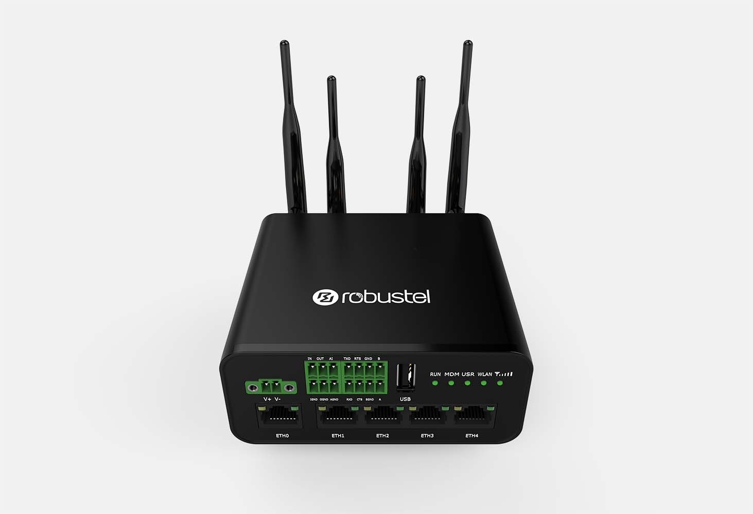 Robustel 100Mbps R1520-4L 5 4G, WiFi, 2G, 3G, Ethernet