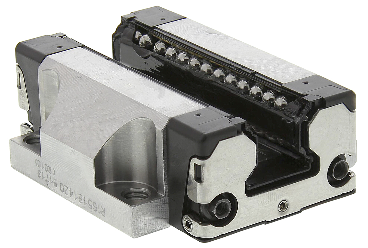 Bosch Rexroth Guide Block R165181420 BSHP Series, 23400 N Dynamic Load