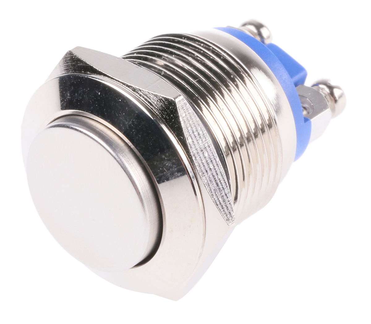 EOZ R Series Push Button Switch, Momentary, Panel, 19.2 mm Cutout, SPST, IP65, 36 V dc