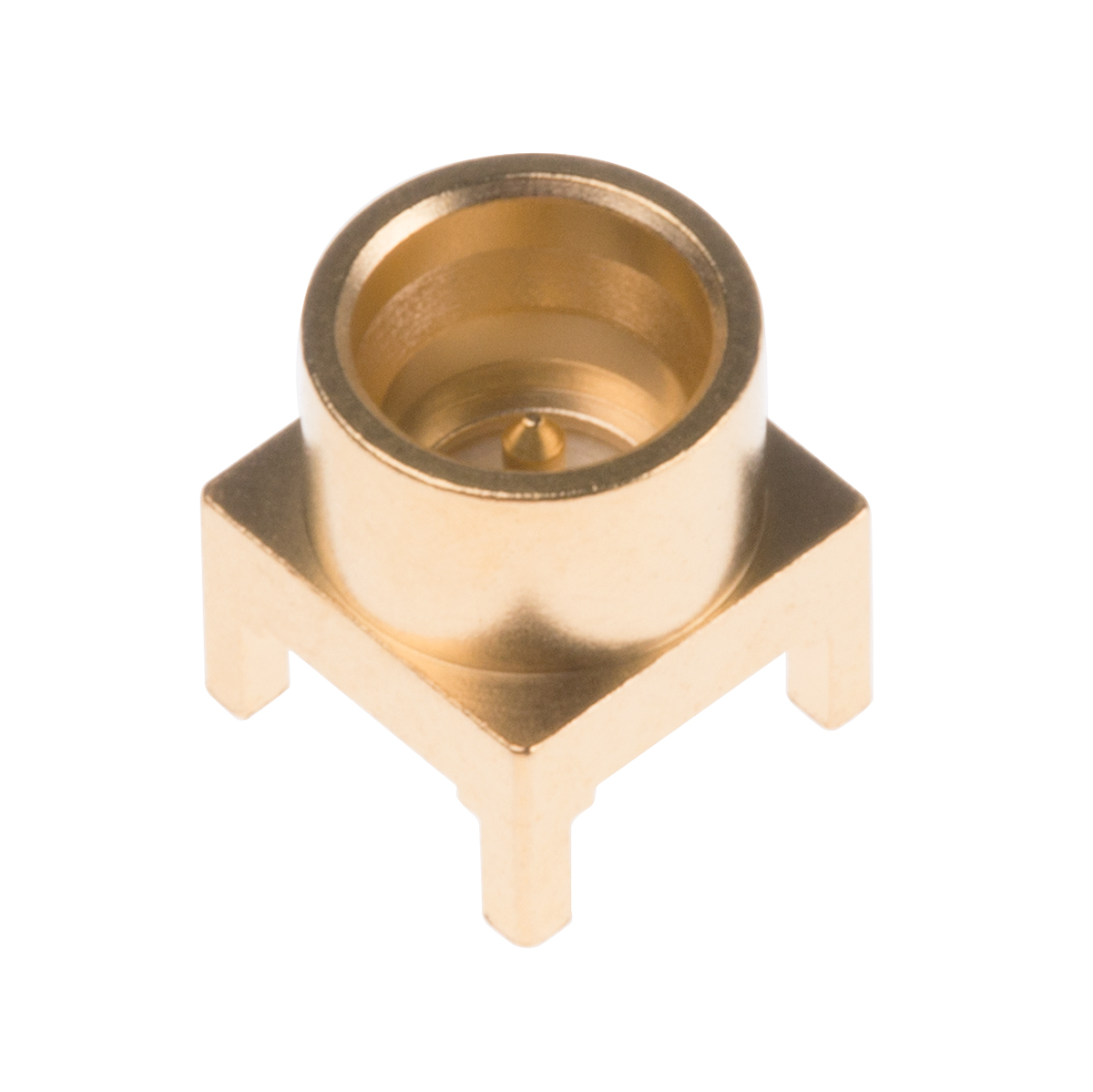 Radiall RP-SMP-Max Series Panel Mount Male SMP, 50 Ω, Straight Body Solder