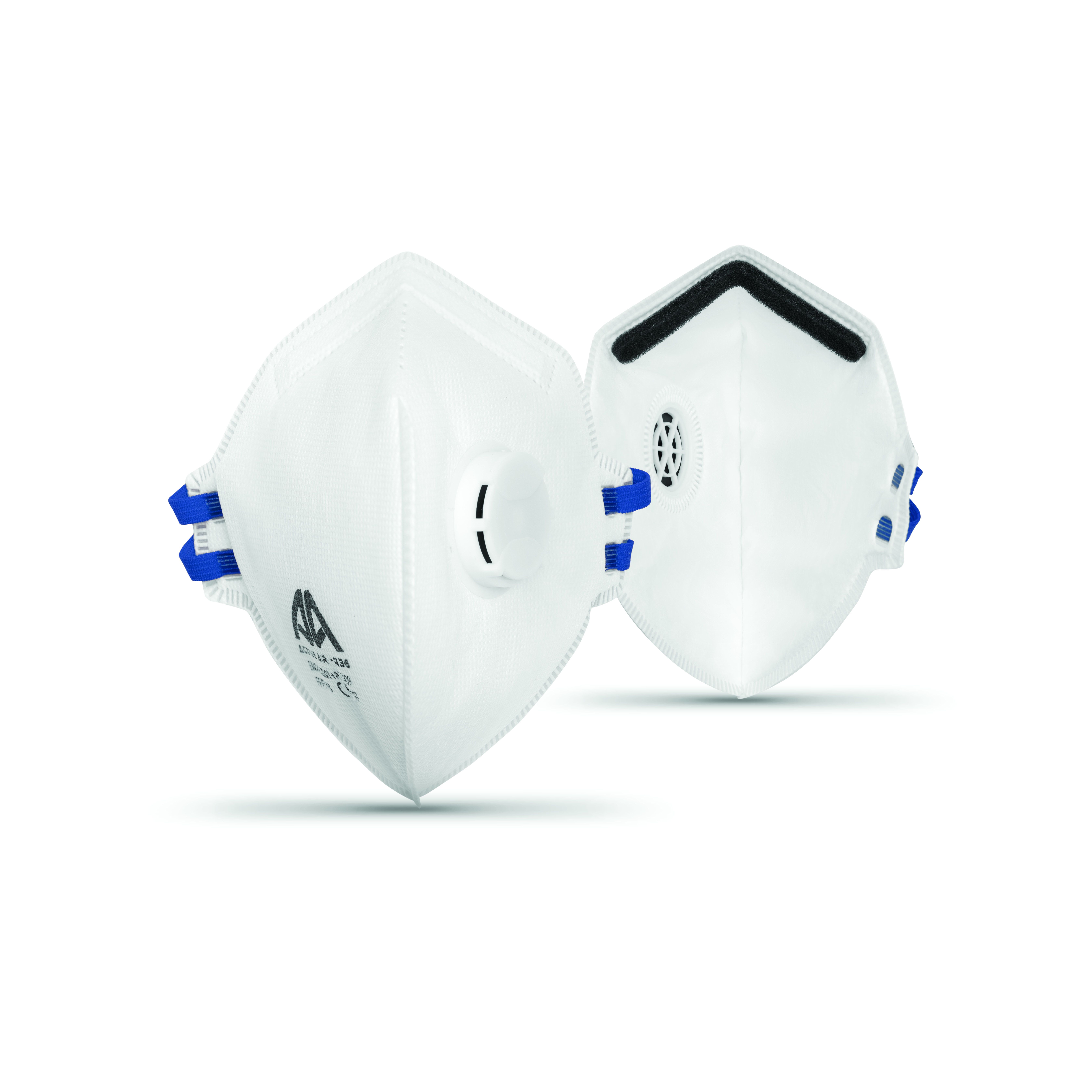 Active Gear AIR 26 Series Face Mask for General Purpose Protection Valved 10 Per Pack per Package