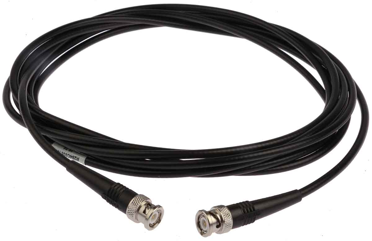 r284c0351008 Radiall Cable Assembly Series Coaxial Cable Male BNC to Male BNC, 5 m 50 Ω
